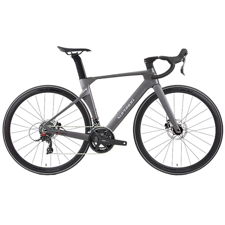 Bici da strada in fibra di carbonio 700c